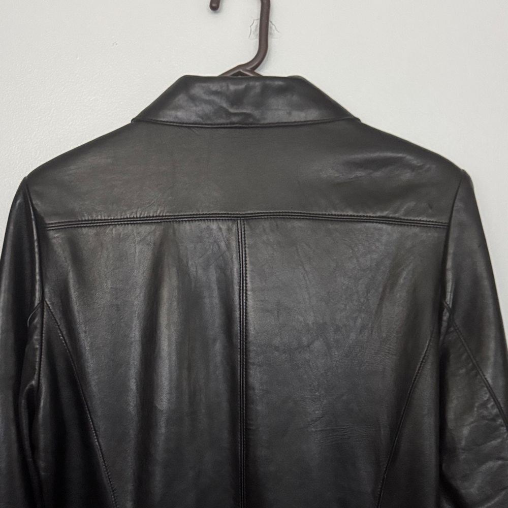 Marc New York Black Leather Outerwear - Picture 3 of 6